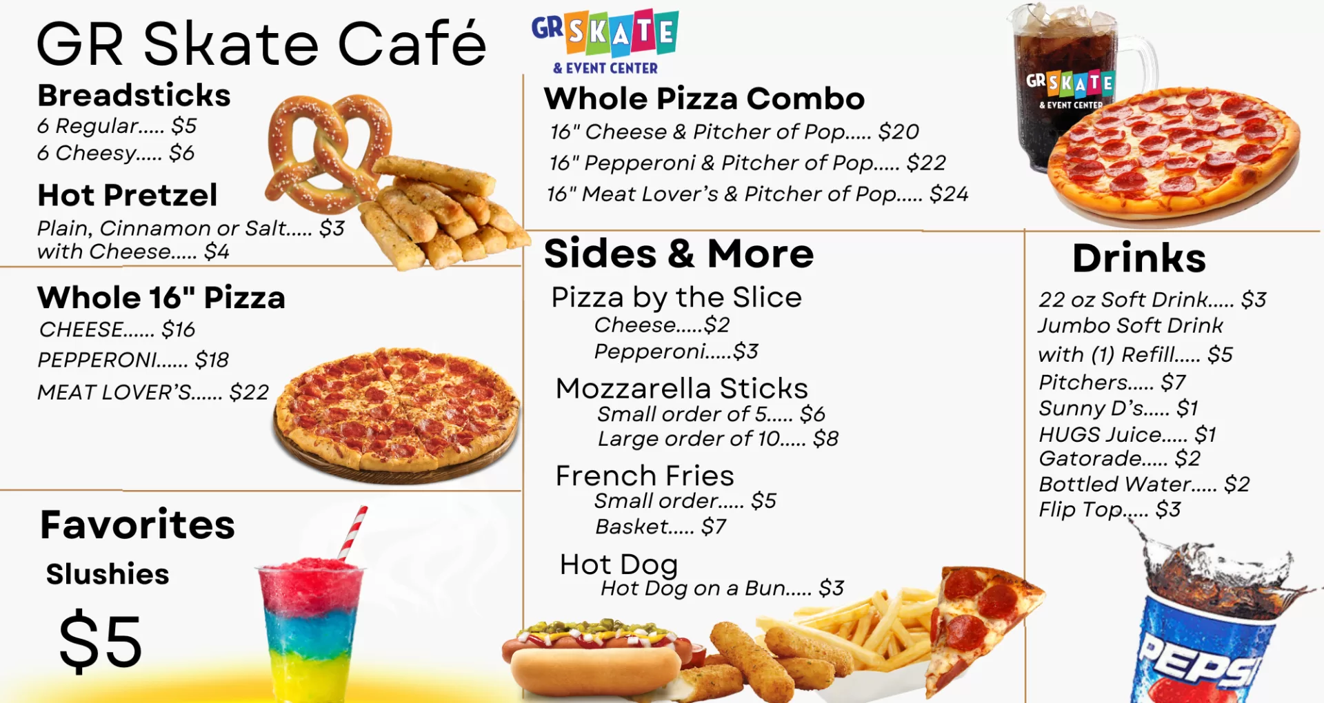 16x85 Menu Kentwood