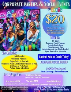 Private party packagesskatertainment 2