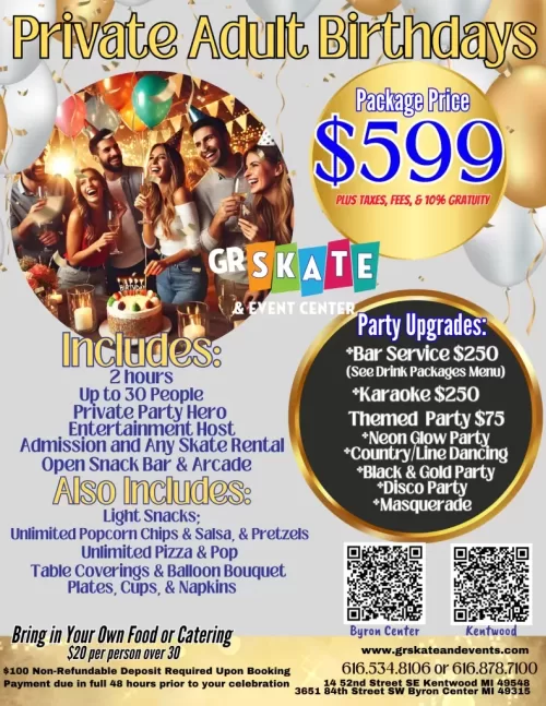 Private Party PackagesSkatertainment Private Party PackagesSkatertainment