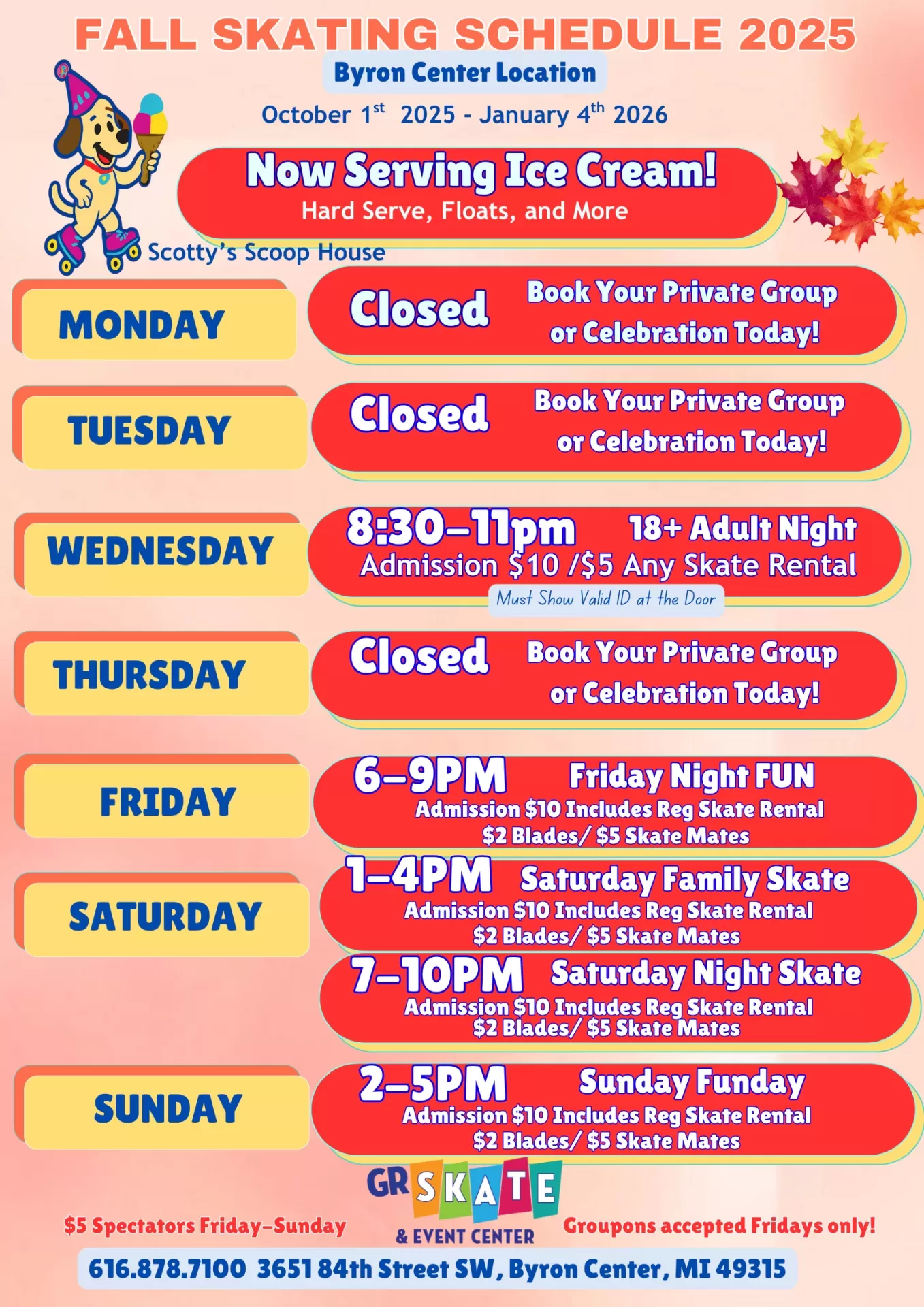 Summer Schedule