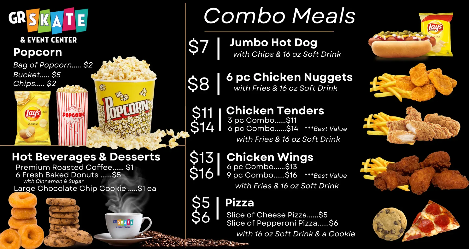 Kentwood tv food menu 2