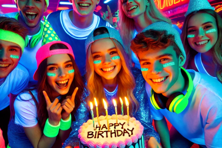 a group of people posing for a photo